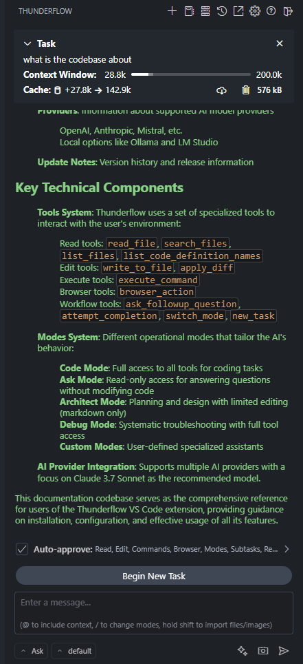Final result of a completed task showing the iteration process